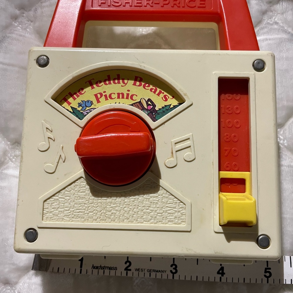 Fisher-Price. Vintage 1979. Transistor radio.